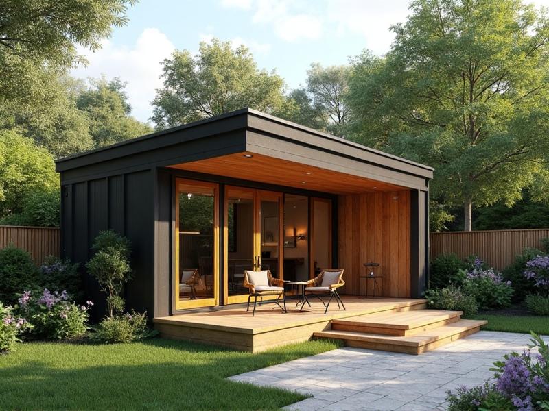 Garden Office Space - Garden Rooms project by Dormer King in Yorkshire